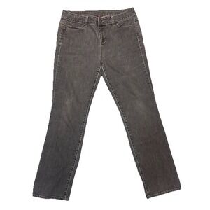 Talbots Heritage Women's 10 Straight Jeans Size 30 Denim Cotton Stretch Mid Rise